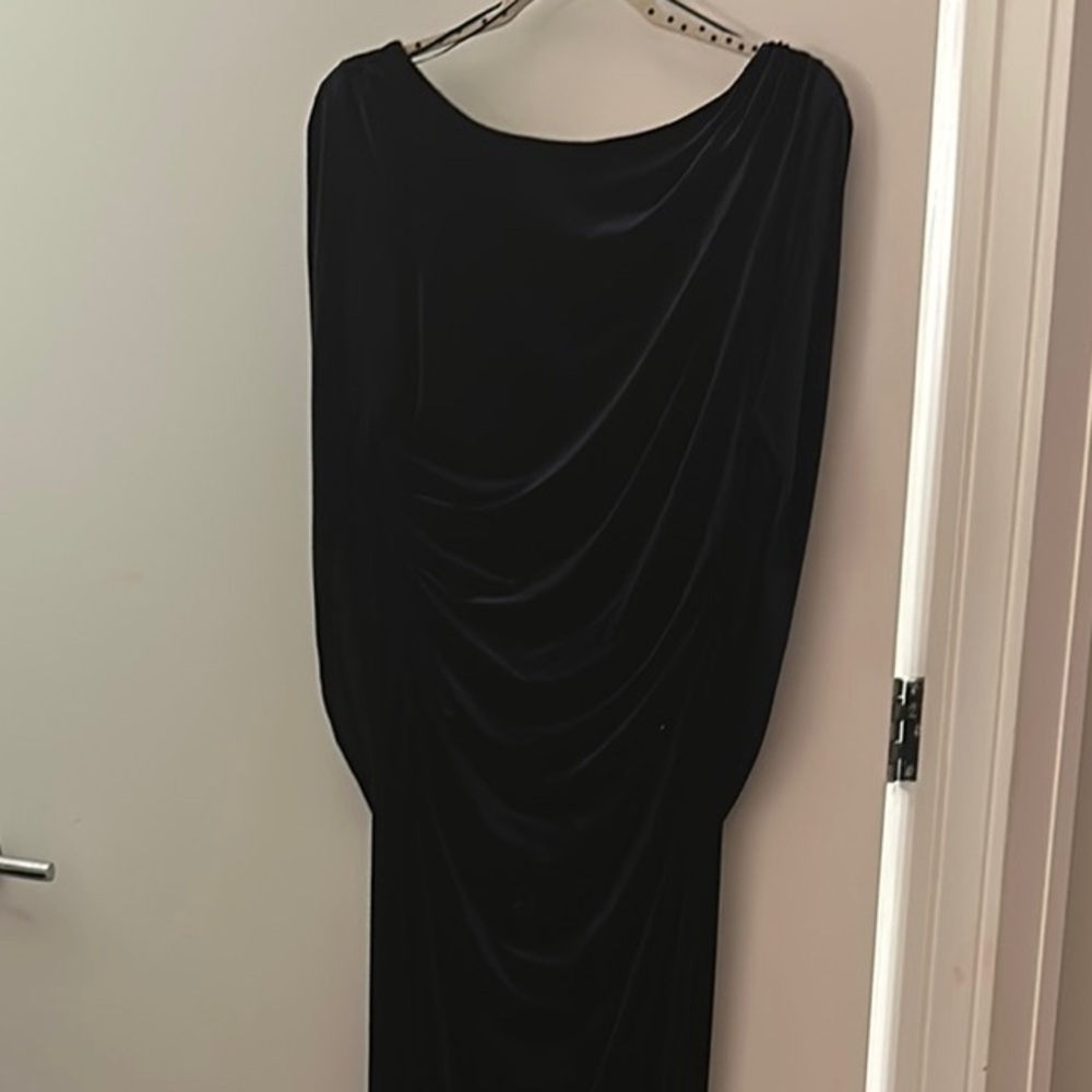 R&M Richards Black Long Sleeve Dress